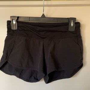 Lululemon High Waist Running Shorts